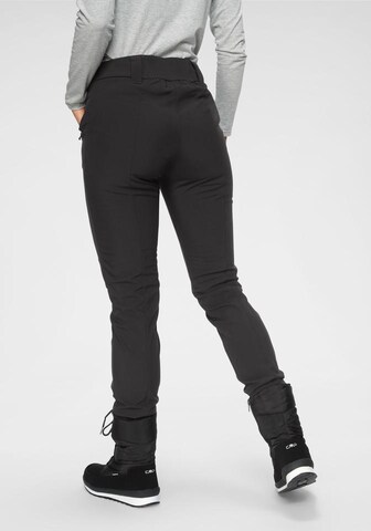 CMP Slimfit Outdoorbroek in Zwart