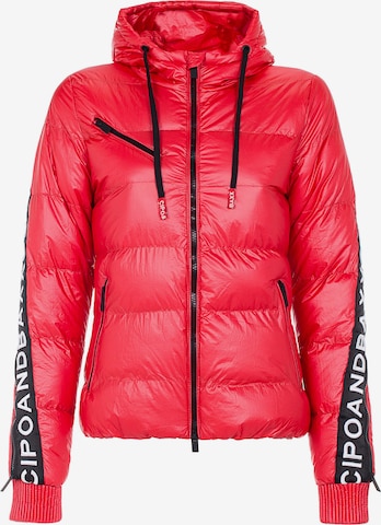 CIPO & BAXX Winter Jacket in Red: front