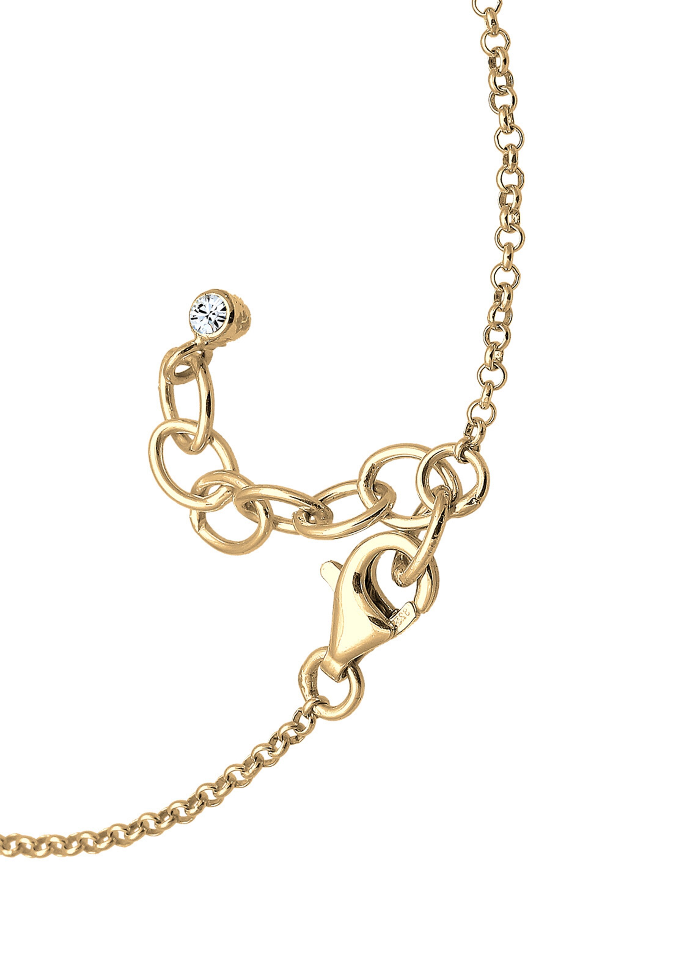 ELLI Fußkette 'Bunt' in Gold