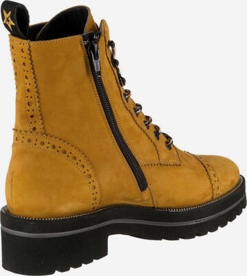 Paul Green Lace-Up Ankle Boots in Yellow