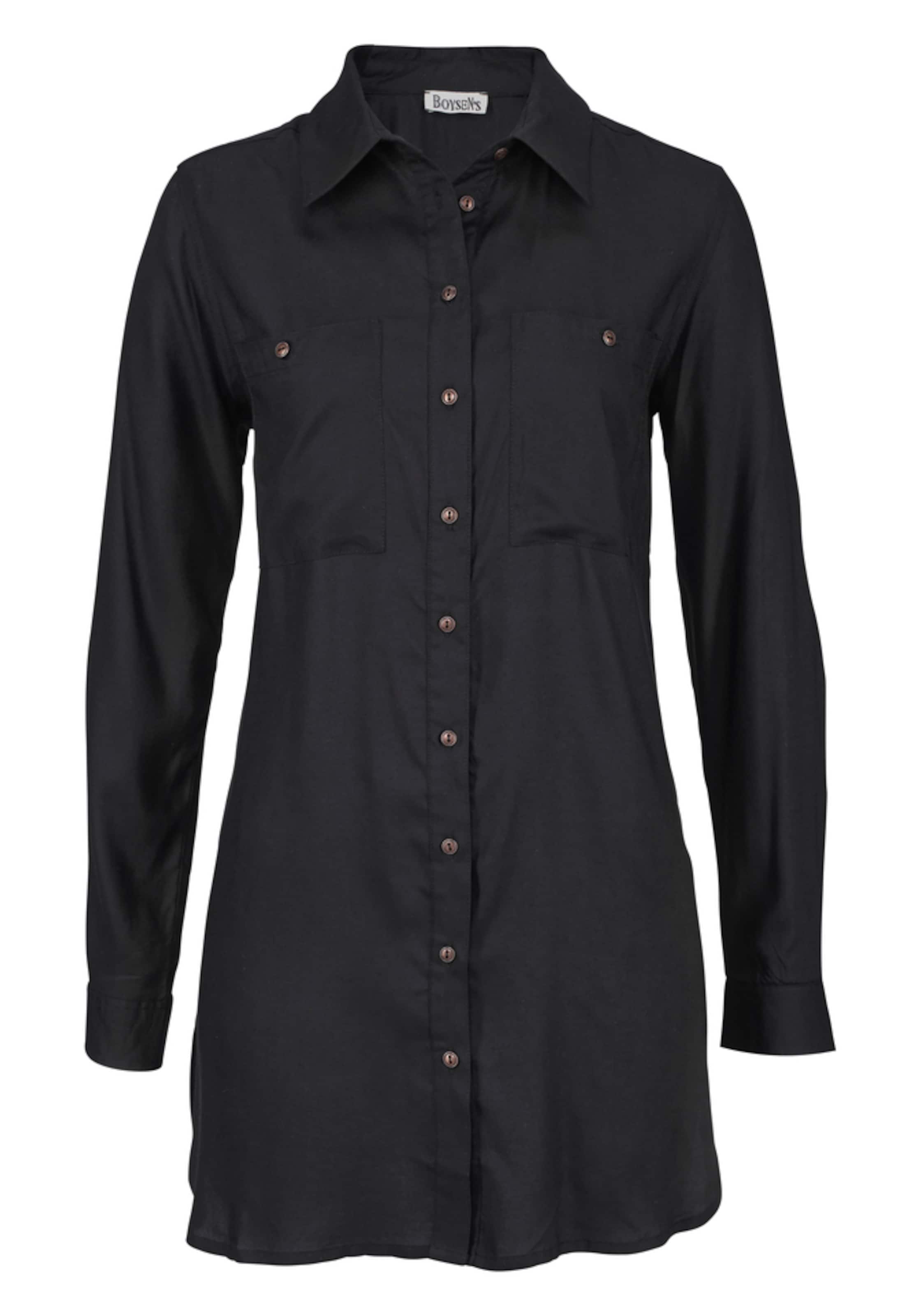 BOYSEN'S Blouse in Black: front