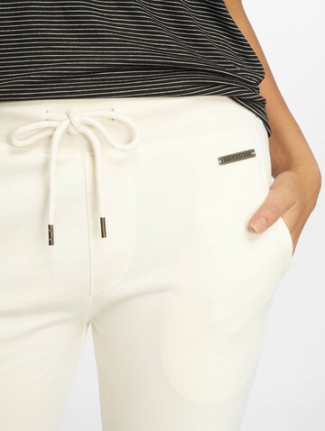 Just Rhyse Tapered Trousers 'Poppy' in White