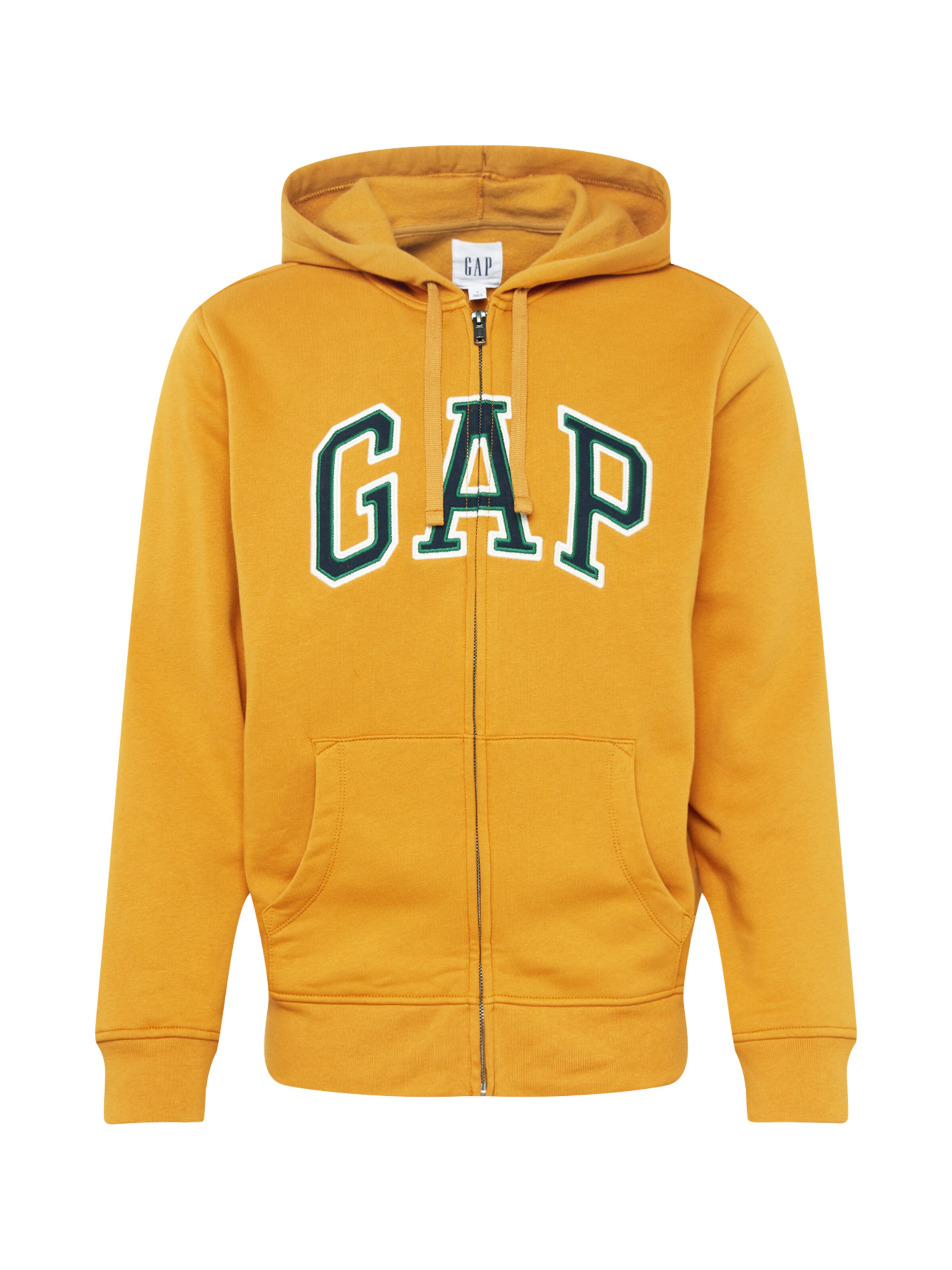 GAP - Sweatvest 'ARCH FZ HD' in de kleur Geel