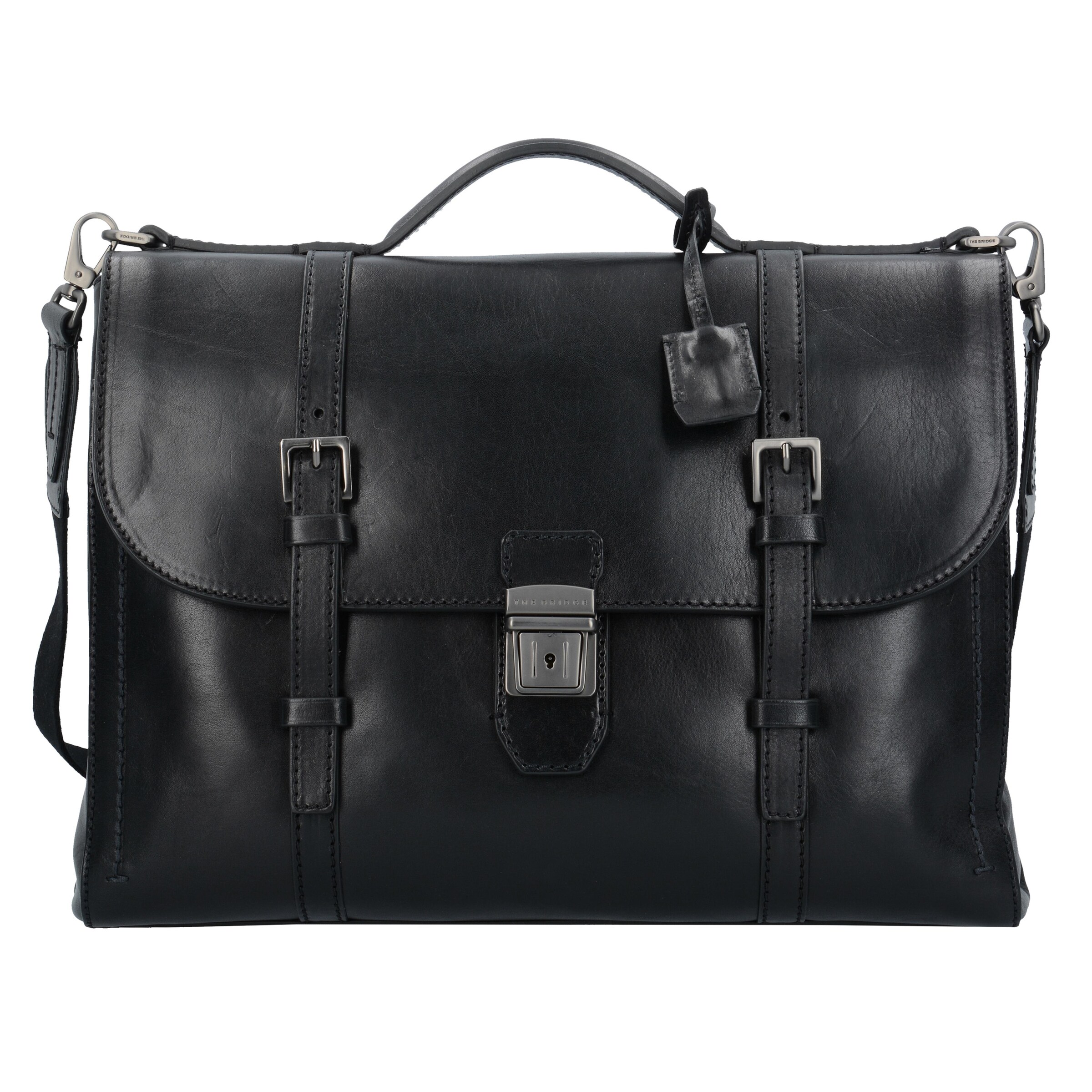 The Bridge - Aktentas 'Byron' in de kleur Zwart