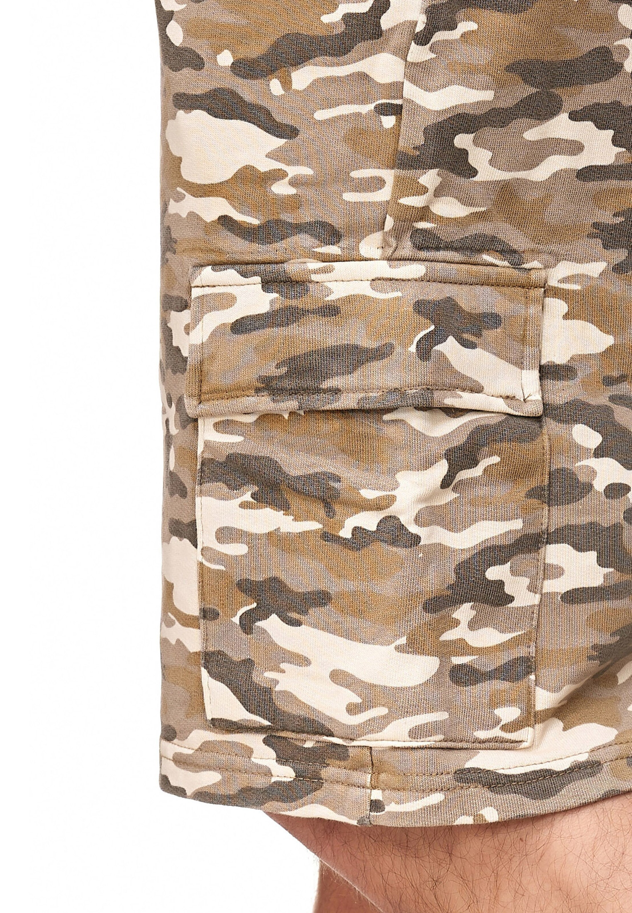 INDICODE JEANS Regular Trousers 'White Rock' in Beige