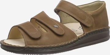 Finn Comfort Sandals in Brown: front