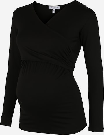 Envie de Fraise Shirt 'Fiona' in Black: front