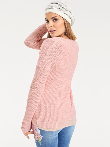 heine Sweter w kolorze różowy: tył