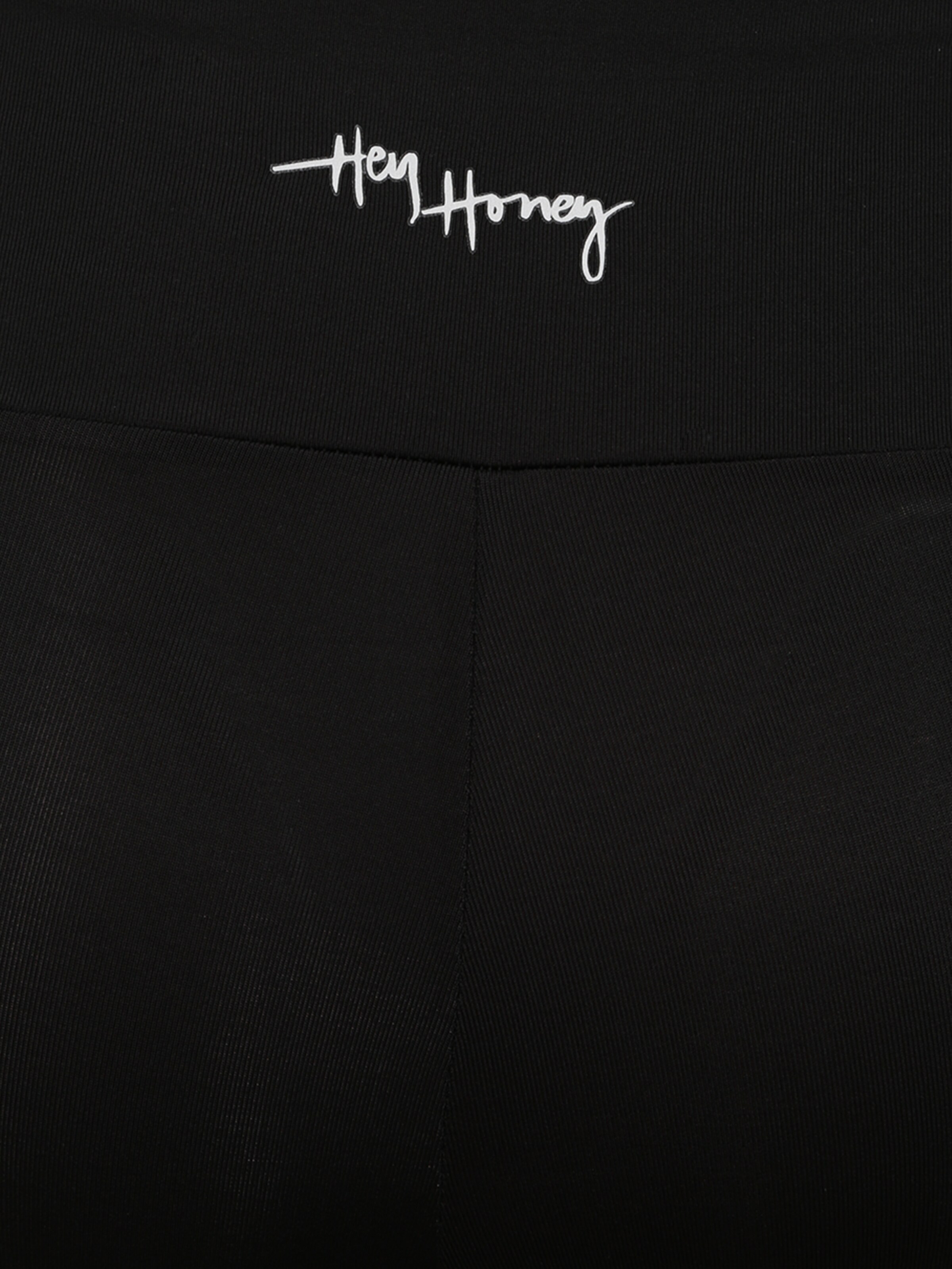 Hey Honey Skinny Παντελόνι φόρμας σε μαύρο