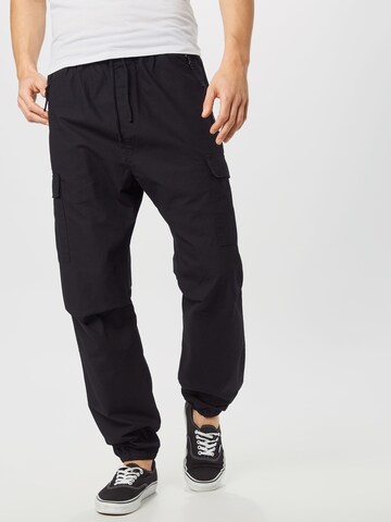 Carhartt WIP Regular Cargo trousers in Black: front