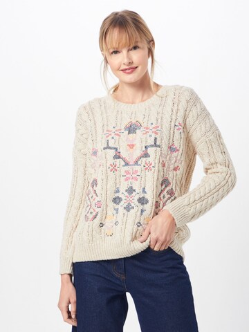 Superdry Pullover in Beige: predná strana