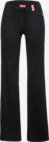 VENICE BEACH Flared Workout Pants 'Jazzy' in Black: front