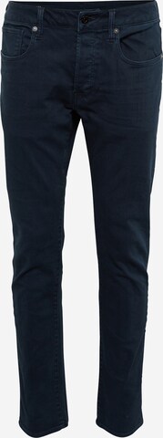 Coupe slim Jean '3301' G-Star RAW en bleu : devant