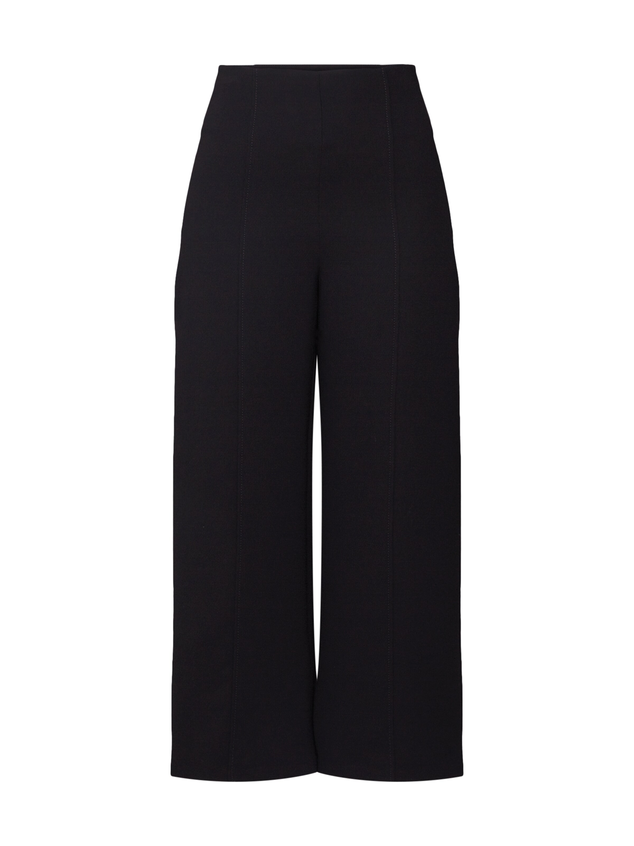 Whistles - Broek 'FLAT FRONT CROP TROUSER' in de kleur Zwart