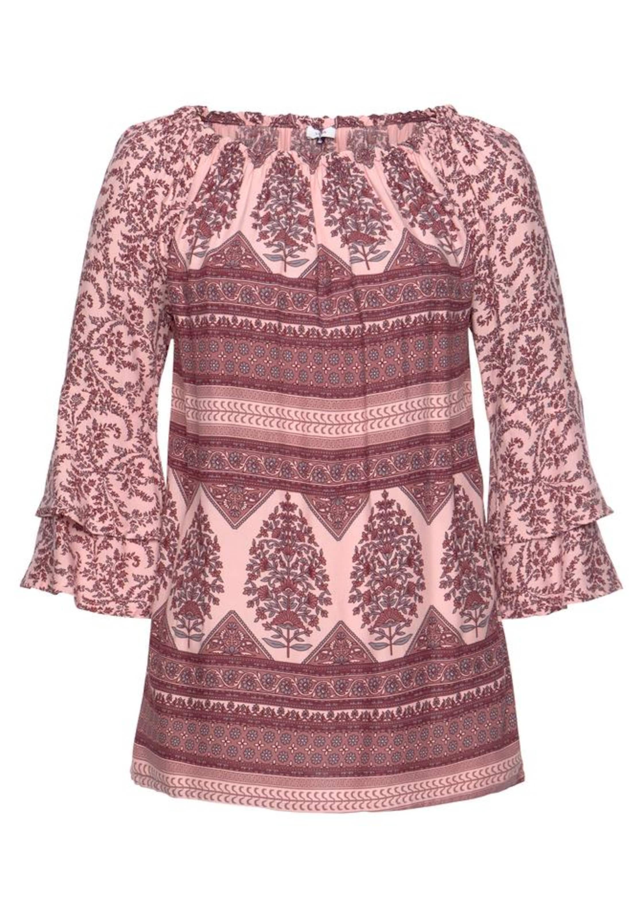 LASCANA Блузка в Ярко-розовый: спереди