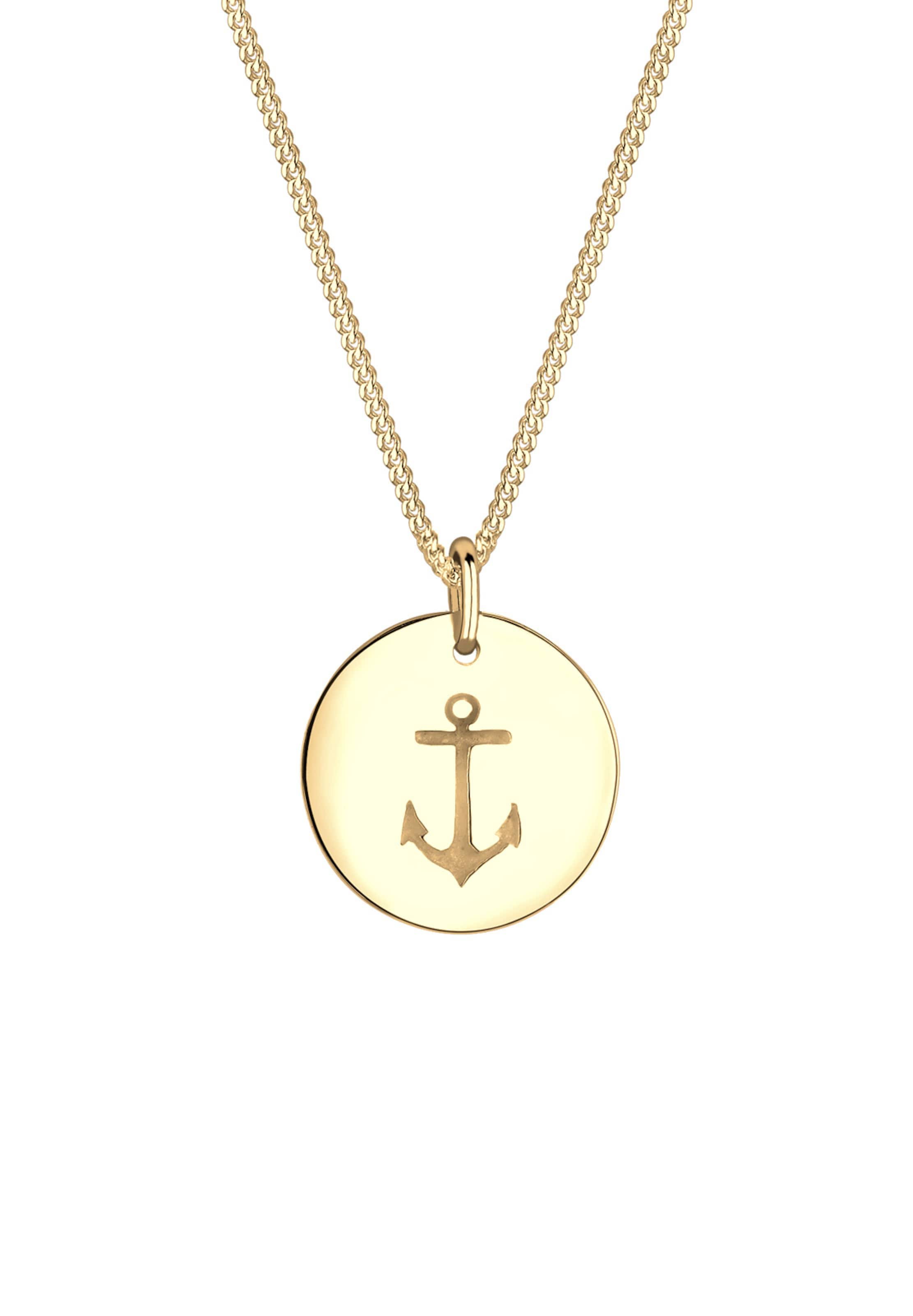 Chaîne 'Anker' ELLI en or : devant