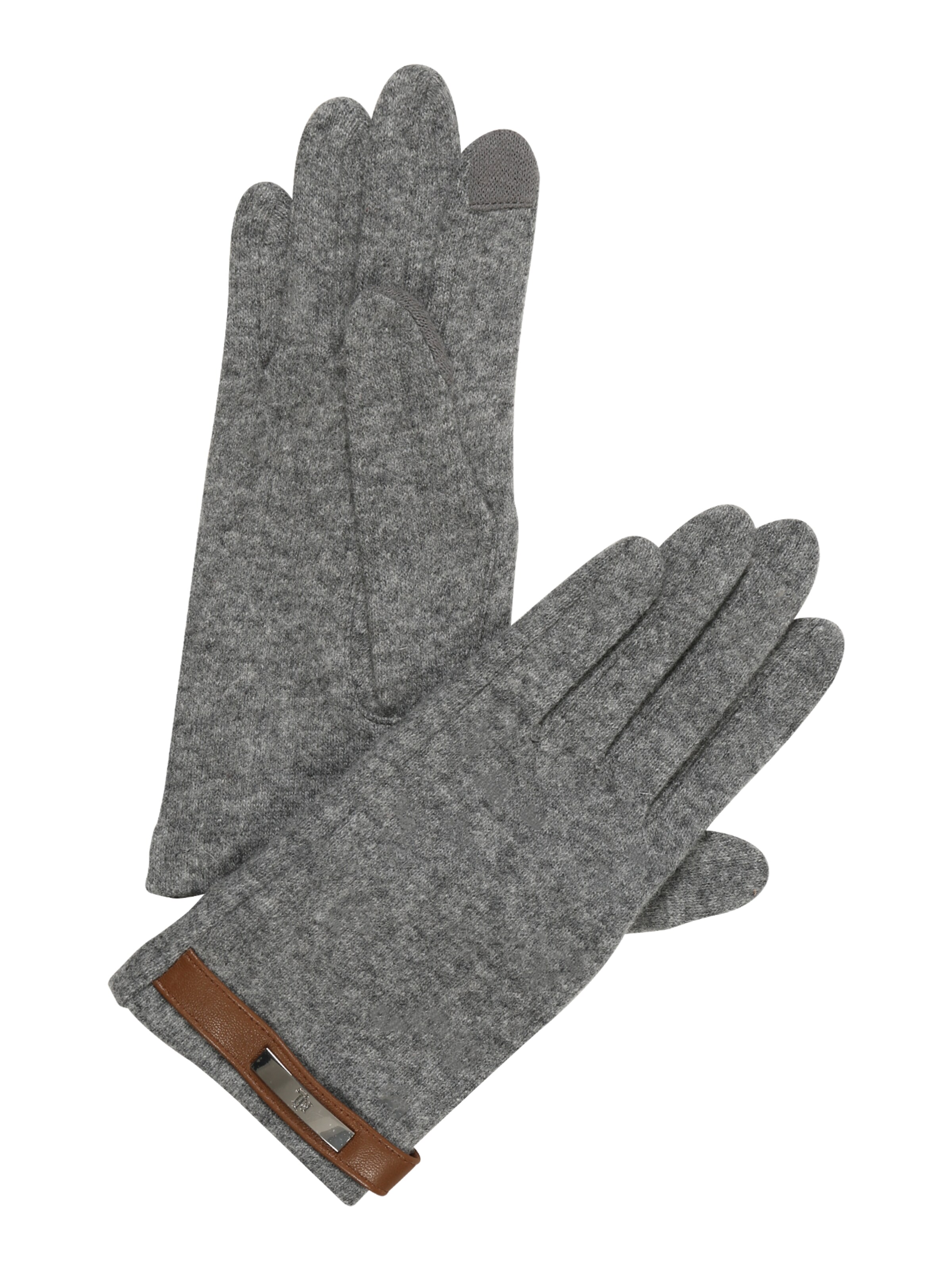 Lauren Ralph Lauren - Vingerhandschoenen 'TOUCH GLOVE' in de kleur Grijs