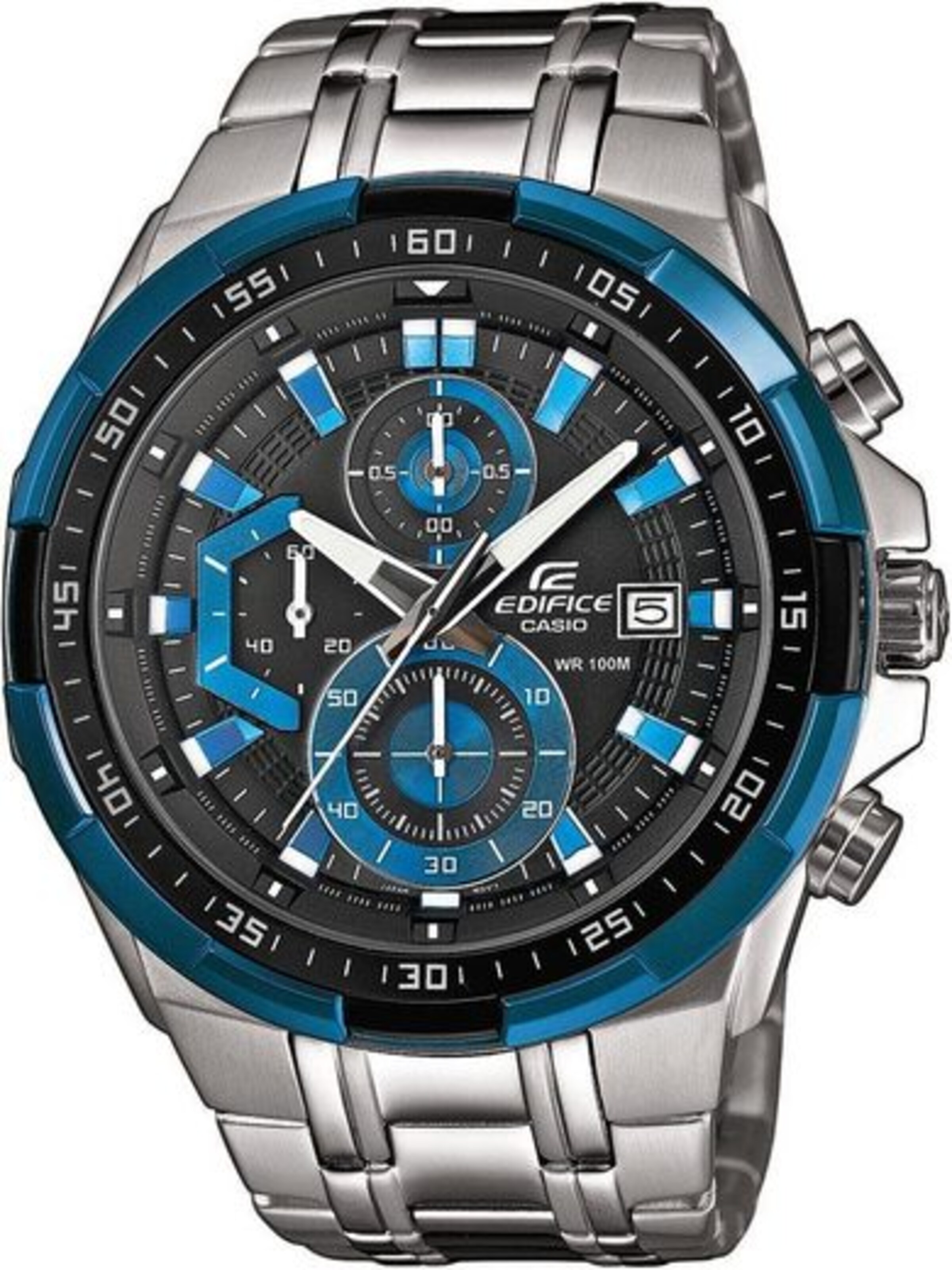 CASIO Analog Watch 'EFR-539D-1A2VUEF' in Silver: front