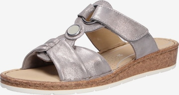 ARA Pantolette in Silber: predná strana