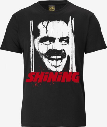 LOGOSHIRT T-Shirt 'SHINING' in Schwarz: predná strana