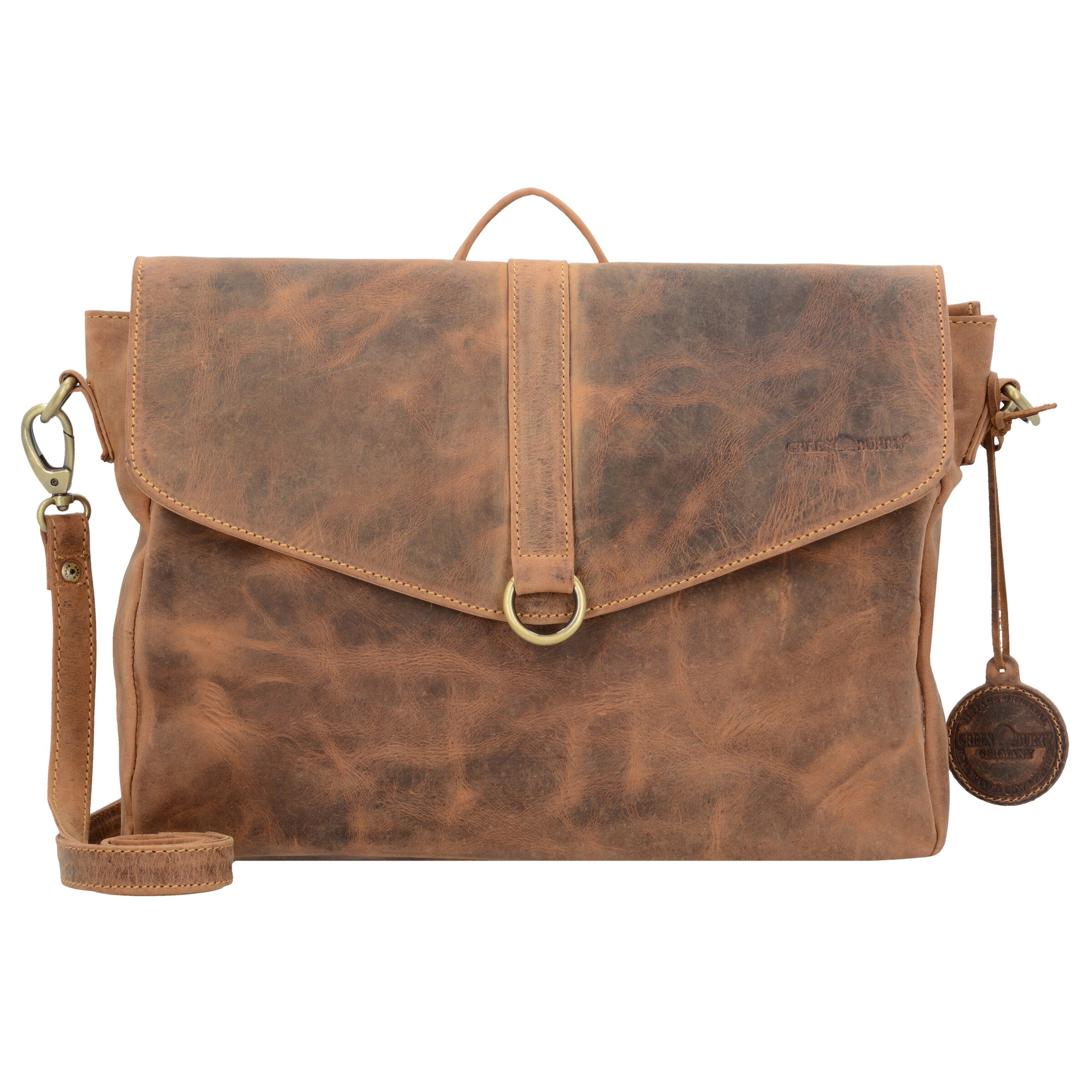 GREENBURRY Schoudertas in Bruin: voorkant