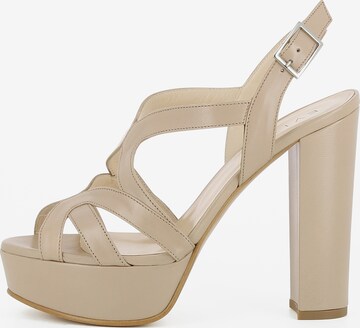 EVITA Sandalen met riem 'Lana' in Beige