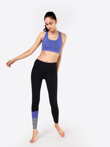 Hey Honey Skinny Workout Pants 'Surf Style' in Black