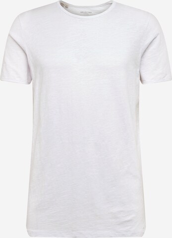 SELECTED HOMME - Camisa 'MORGAN' em branco: frente