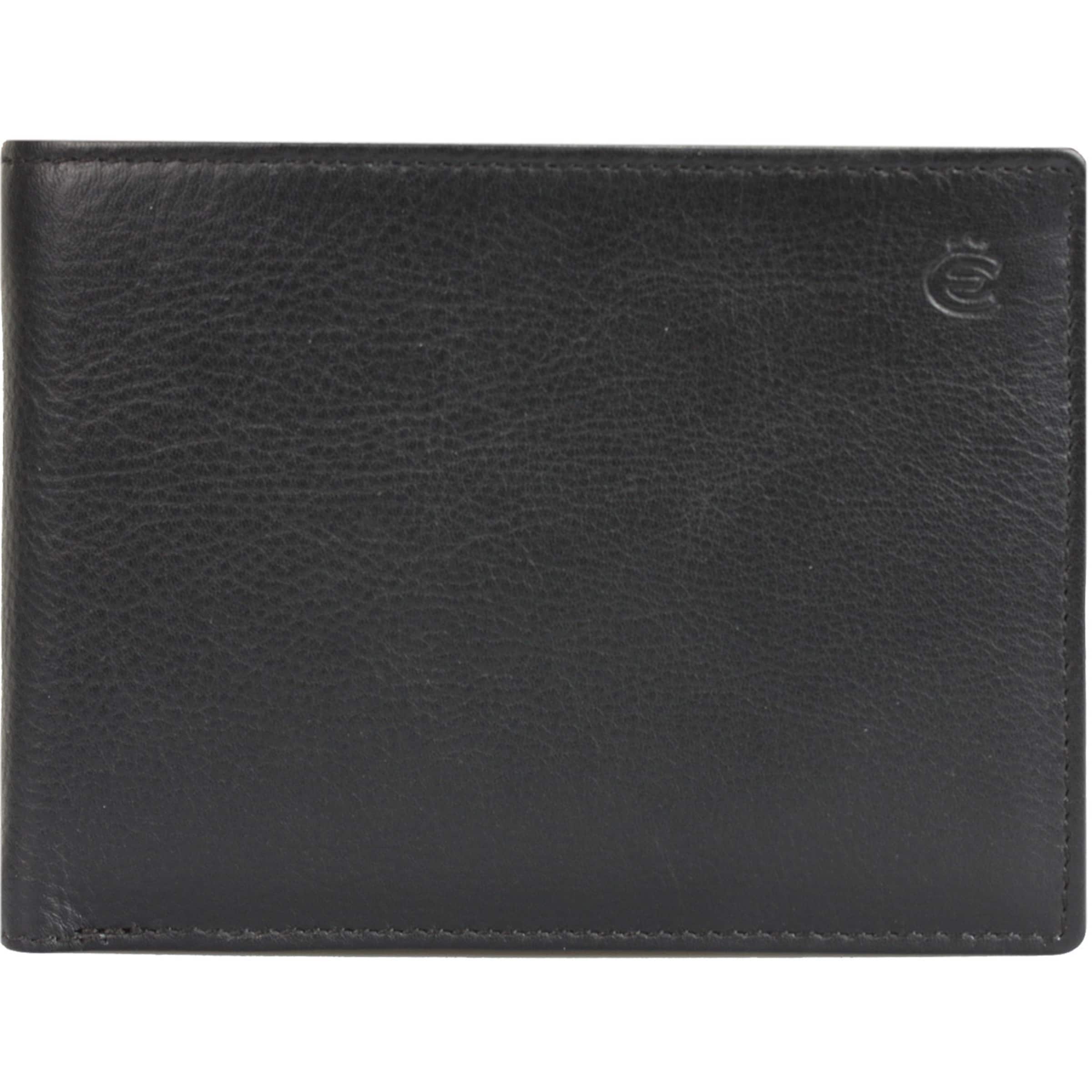 Esquire Portemonnee 'Eco III' in Zwart: voorkant