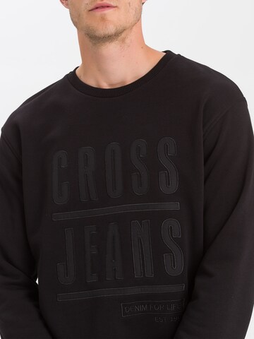 Cross Jeans Sweatshirts in Schwarz: predná strana