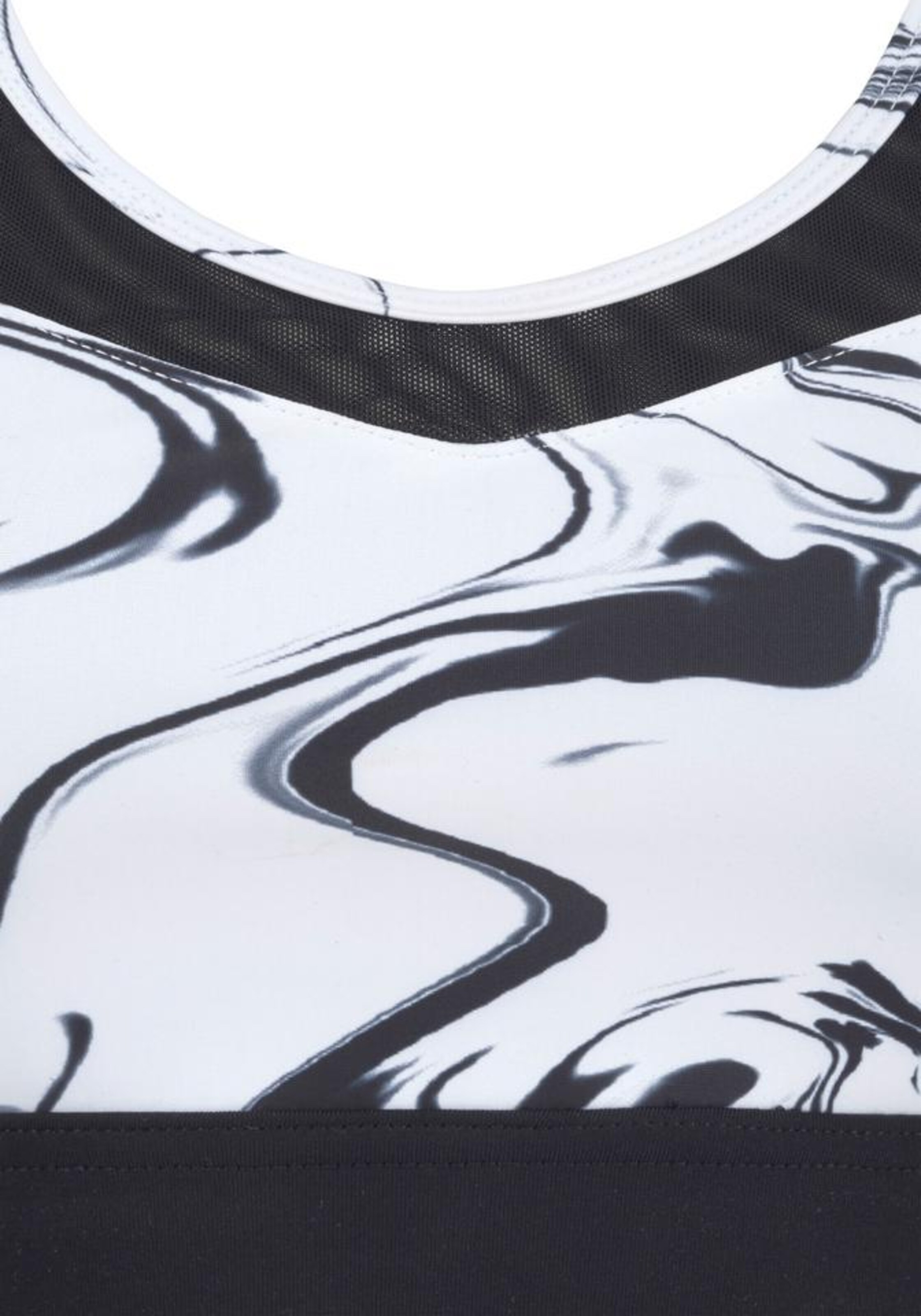 balta LASCANA ACTIVE Sportiniai marškinėliai be rankovių