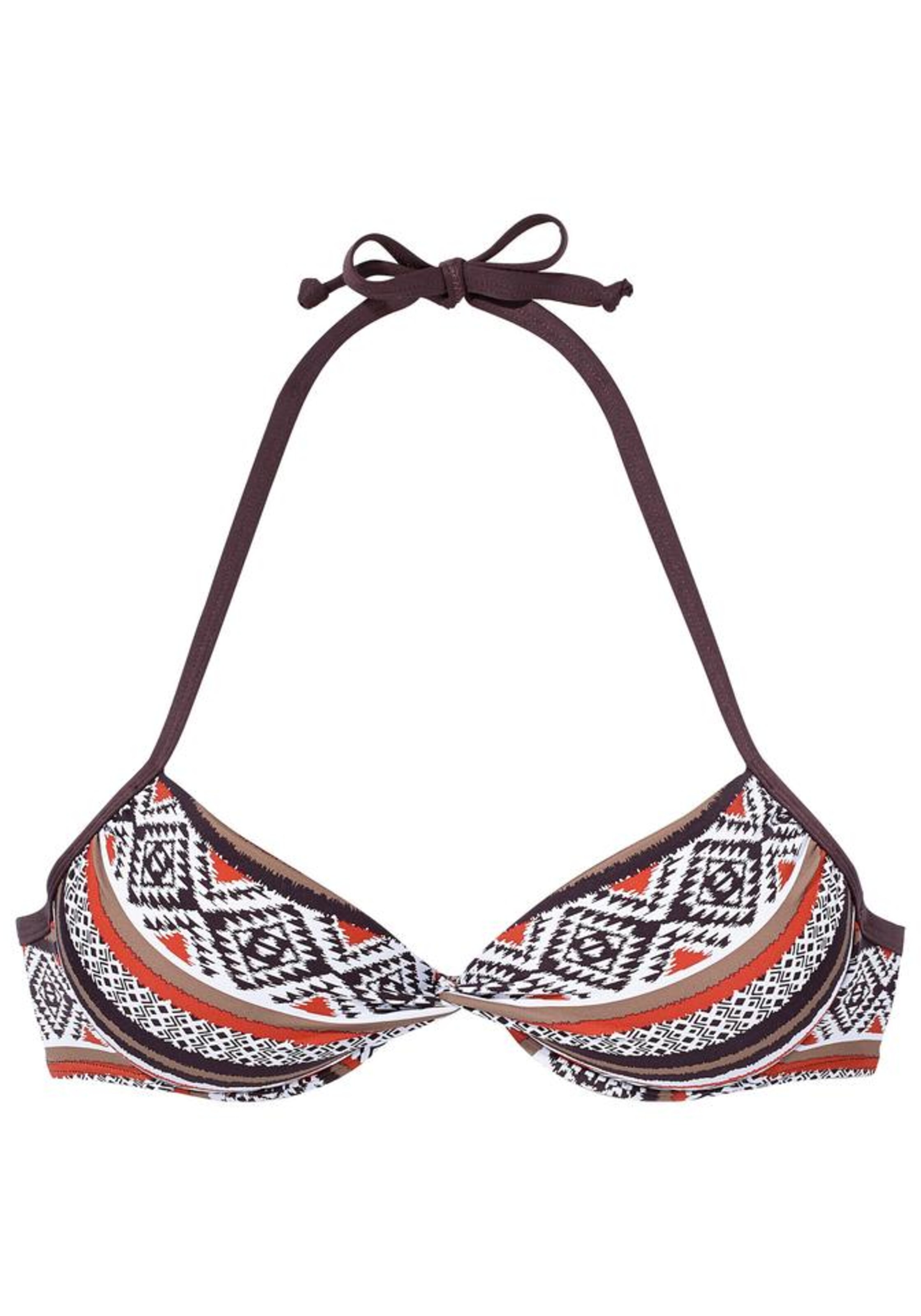 LASCANA - Push-up-Top in braun