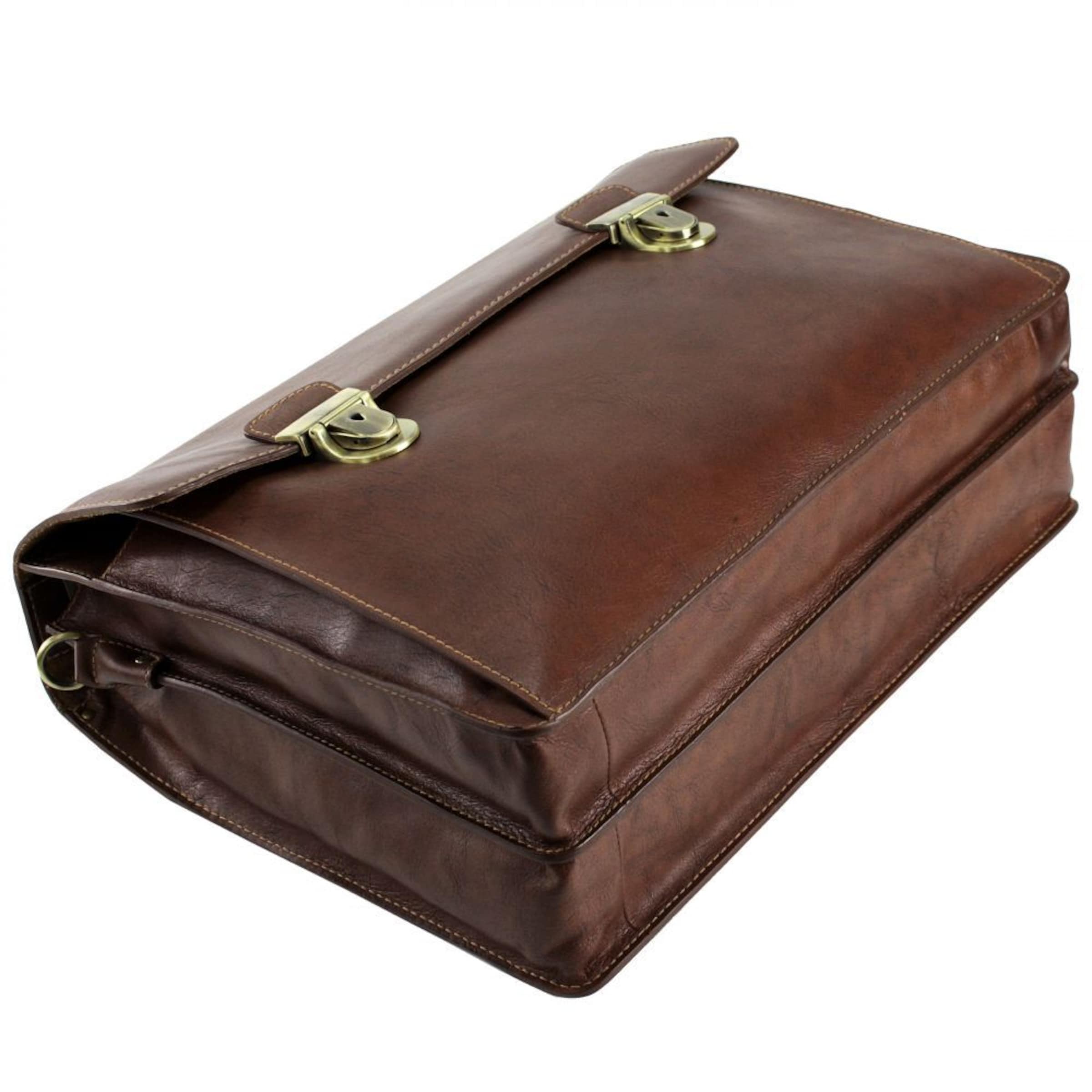 Porte-documents Picard en marron