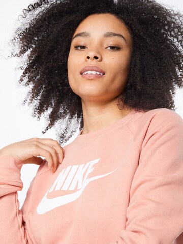 Sweat-shirt 'Essntl' Nike Sportswear en rose