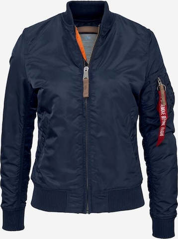 ALPHA INDUSTRIES Between-season jacket in Blue: front