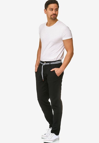 INDICODE JEANS Regular Pants 'Haverfiel' in Black