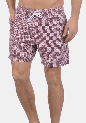 BLEND Zwemshorts 'Meo' in Rood: voorkant