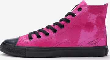 Ethletic High-Top Sneakers in Pink