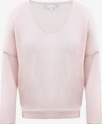 Usha Sweater in Pink: front