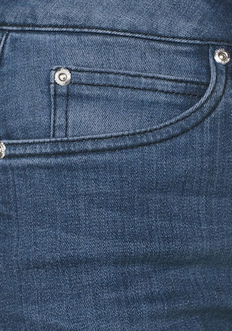 CHEER Wide Leg 7/8 Marlene Jeans in Blau