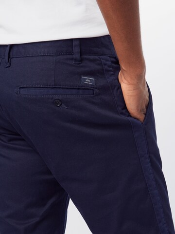 s.Oliver Slim fit Chino Pants in Blue