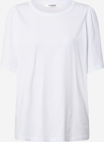 T-shirt 'Alva' MSCH COPENHAGEN en blanc : devant