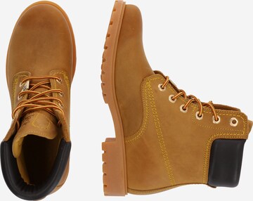 Bottines à lacets PANAMA JACK en marron : sur le côté