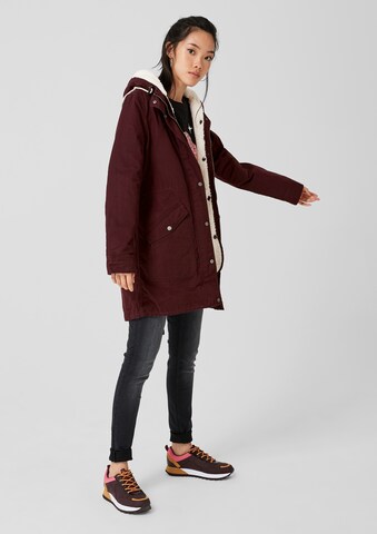 Parka d’hiver QS en rouge