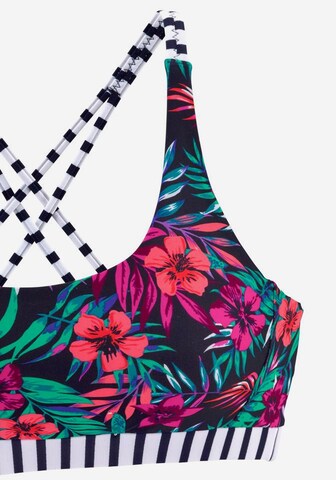 VENICE BEACH Bustier Bikinioverdel 'Summer' i blå