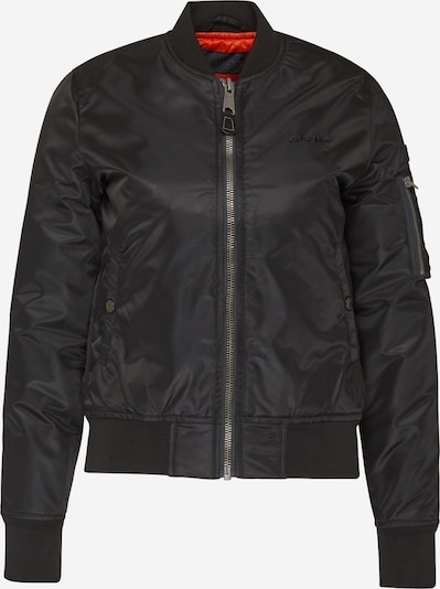 Schott NYC Veste mi-saison 'Airforce W' en noir, Vue avec produit