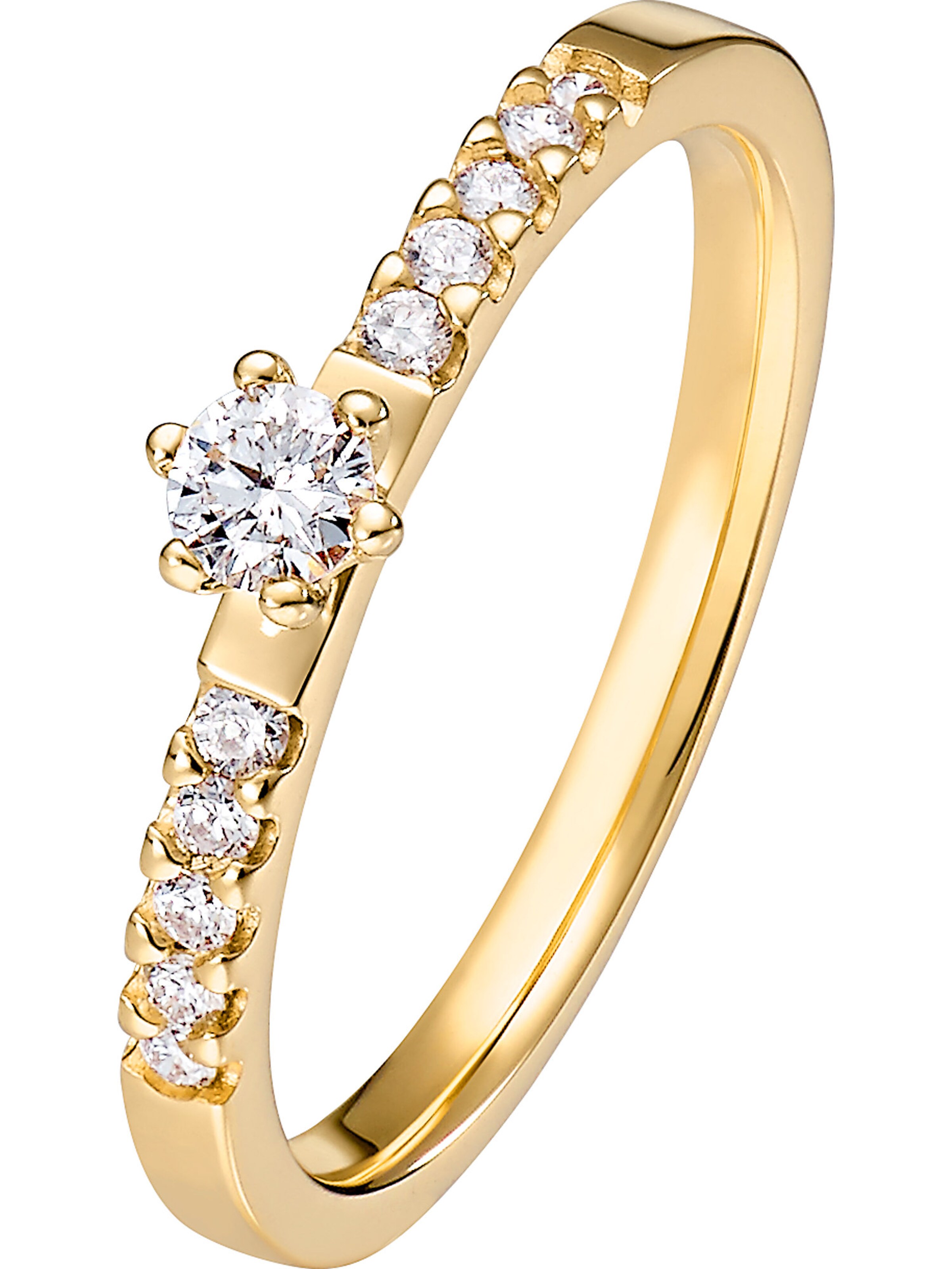 CHRIST Ring in Gold: Vorderseite