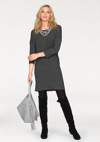 VERO MODA Strikkjole 'VMGlory Vipe Aura' i grå