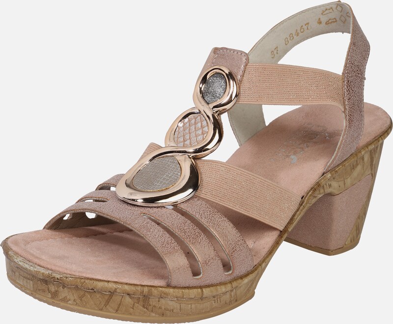 RIEKER Sandale 'V6888 00' in schwarz RIE0639001000001 Rieker Damen Sandale Sandalette Sommerschuhe blau V348414