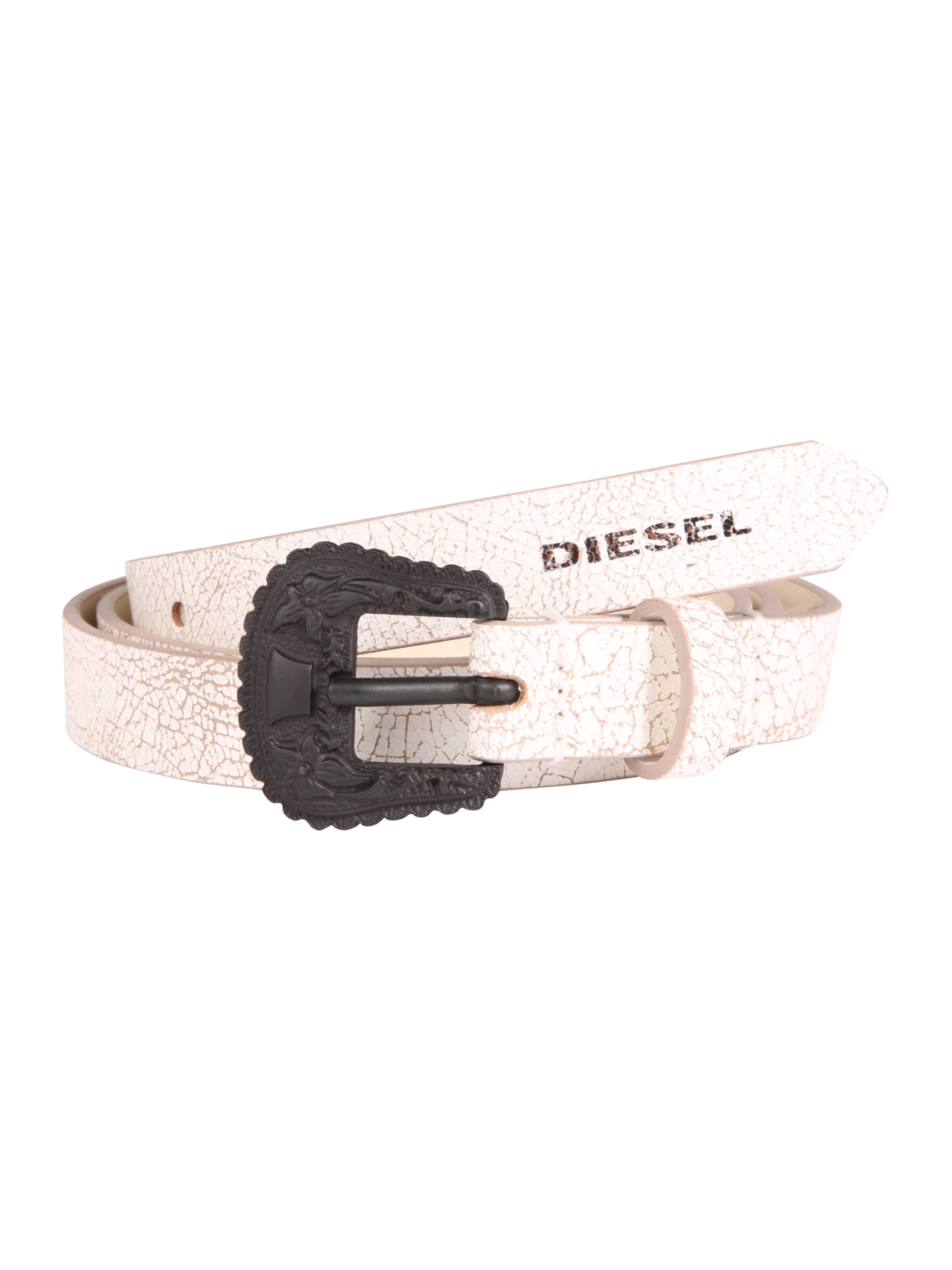DIESEL - Riem 'B-TRIT - belt' in de kleur Wit